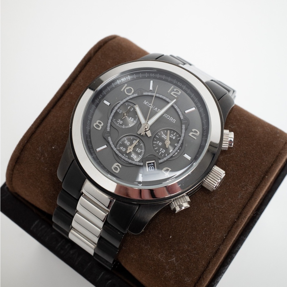 Michael Kors Runway Chronograph Two-tone Men's Watch MK 8182